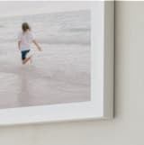 "The Big Picture" - Framed Photo in White by Minted - Frame Close-up