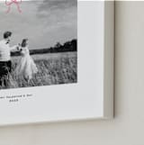 "Small Bow: Landscape Framed Photo" - Framed Photo in Petal by Annie Shapiro - Frame Close-up