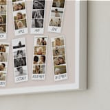 "Year Snapshots" - Framed Photo in Sand by Claudia Orengo - Frame Close-up