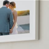 "The Big Picture: Valentine's Framed Photo" - Framed Photo in White by Minted - Frame Close-up