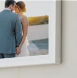 "The Big Picture: Valentine's Framed Photo" - Framed Photo in White by Minted - Frame Close-up