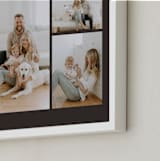 "Grid Five Photo: Framed Photo" - Framed Photo in Charcoal by Morgan Kendall - Frame Close-up