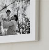 "The Big Picture: Father's Day Framed Photo" - Framed Photo in White by Minted - Frame Close-up