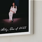 "Greetings Three Photo: Framed Photo" - Framed Photo in Cloud by Ashley Iwafuchi - Frame Close-up