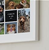 "Seven Photo: Landscape Framed Photo" - Framed Photo in Ebony by Chris Griffith - Frame Close-up