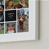 "Seven Photo: Landscape Framed Photo" - Framed Photo in Ebony by Chris Griffith - Frame Close-up