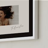 "Bold Frame: Landscape" - Framed Photo in Vanilla by Lori Wemple - Frame Close-up