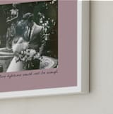 "Love of a Lifetime: Landscape" - Framed Photo in Rose by Brittney Jensen - Frame Close-up