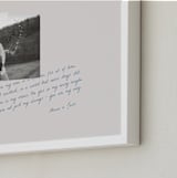 "Love Scribble: Landscape" - Framed Photo in Ocean by Jenny Millington - Frame Close-up