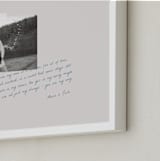 "Love Scribble: Landscape" - Framed Photo in Ocean by Jenny Millington - Frame Close-up