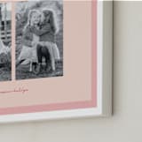 "Soft Hues Two Photo: Landscape Framed Photo" - Framed Photo in Blush by Blustery August - Frame Close-up