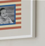 "Mat Striping: Landscape" - Framed Photo in Rust by Carrie Moradi - Frame Close-up