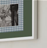 "Gingham: Landscape" - Framed Photo in Forest by Kelly Watkins - Frame Close-up