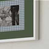 "Gingham: Landscape" - Framed Photo in Forest by Kelly Watkins - Frame Close-up