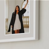 "Official Party: Landscape Framed Photo" - Framed Photo in Ecru by Hooray Creative - Frame Close-up