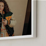 "The Big Picture: Graduation Framed Photo" - Framed Photo in White by Minted - Frame Close-up