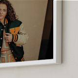 "The Big Picture: Graduation Framed Photo" - Framed Photo in White by Minted - Frame Close-up