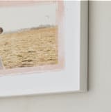 "Mod Dot Watercolor Frame" - Framed Photo in Peach by Grace Kreinbrink - Frame Close-up