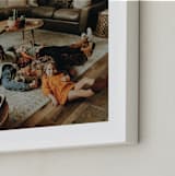 "The Big Picture: Mother's Day Framed Photo" - Framed Photo in White by Minted - Frame Close-up