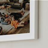 "The Big Picture: Mother's Day Framed Photo" - Framed Photo in White by Minted - Frame Close-up