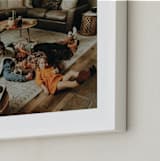 "The Big Picture: Mother's Day Framed Photo" - Framed Photo in White by Minted - Frame Close-up