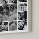 "Our Memories" - Framed Photo in Snow by Ashley Presutti Beasley - Frame Close-up