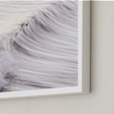"Cayucos Soft Waves " - Art Print in Original Silver by Lisa Sundin - Frame Close-up