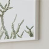 "the rising" - Art Print in cactus green by Kristi Jackson - Frame Close-up