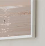 "I Want To Dive Into Your Ocean" - Art Print in Paradise Peach by Summer Strauch - Frame Close-up