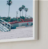 "Zuma Beach Malibu No. 3" - Art Print in Color by Kamala Nahas - Frame Close-up