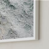 "Foaming Sea Water III" - Art Print in Ocean Storm by Becky Nimoy - Frame Close-up