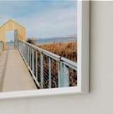 "Let's Go" - Art Print in Sky Blue by studio SYLVO - Frame Close-up