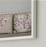 "Porchside" - Art Print in Mint Green by Kitty Seeber - Frame Close-up