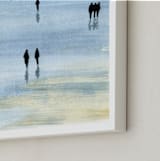 "Nostalgia" - Art Print in Blue sea by Lulaloo - Frame Close-up