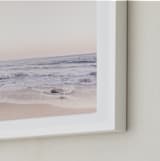 "Malibu View No. 2" - Art Print in coastal blush by Kamala Nahas - Frame Close-up