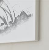 "Sydney Opera House" - Art Print in Slate by Paul Berthelot - Frame Close-up