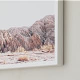 "Painted Canyon 3" - Art Print in desert blush by Kamala Nahas - Frame Close-up