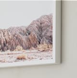 "Painted Canyon 3" - Art Print in desert blush by Kamala Nahas - Frame Close-up