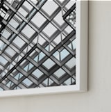 "Framing Sky" - Art Print in ivory black by Van Tsao - Frame Close-up