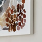 "Hushed No. 1" - Art Print in Slate by Kelly Ventura - Frame Close-up