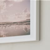 "Reflecting Clouds" - Art Print in Dusty Rose by Anna Western - Frame Close-up