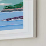 "Pebble Beach" - Art Print in Seaside by Lindsay Megahed - Frame Close-up