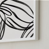 "almond milk" - Art Print in graphite by Carolyn MacLaren - Frame Close-up