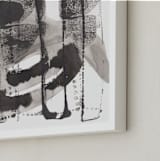 "Slowmotionary" - Art Print in Black by Misty Hughes - Frame Close-up