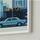 "The Blues" - Art Print in The Blues by Adriana Rojas - Frame Close-up