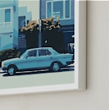"The Blues" - Art Print in The Blues by Adriana Rojas - Frame Close-up