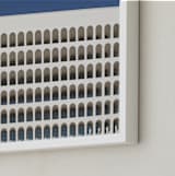 "Do not stop the clock" - Art Print in Beige by Massimiliano Massimo Borelli - Frame Close-up