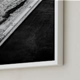 "Study of negative #3" - Art Print in pitch black by Van Tsao - Frame Close-up