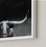 "Natasha" - Art Print in Black White by Amy Carroll - Frame Close-up