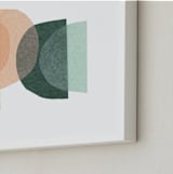 "paper melody" - Art Print in citrus by Carrie Moradi - Frame Close-up